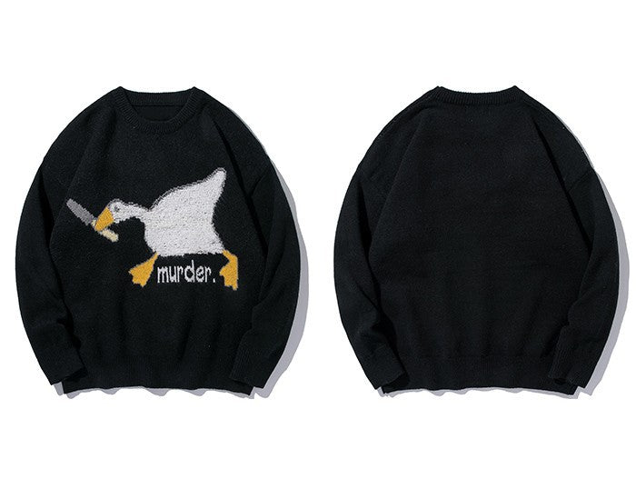 Casual Long Sleeve Harajuku Sweatshirt Unisex Unisex Sweatshirt Unbranded Black M