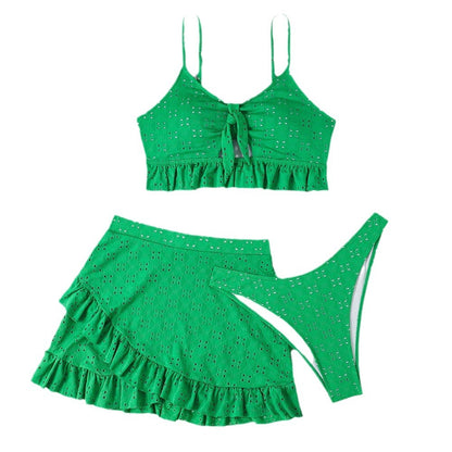 Women's Three Piece Bikini Set In Special Fabric
