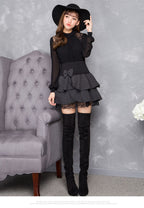 Women's Lace Pleated Skirt