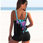 Women's Two Piece Conservative Skirt Bikini