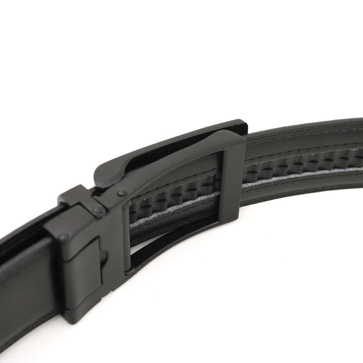 Men's Automatic Buckle Leather Belt - Genuine Cowhide