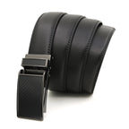 Men's Automatic Buckle Leather Belt - Genuine Cowhide