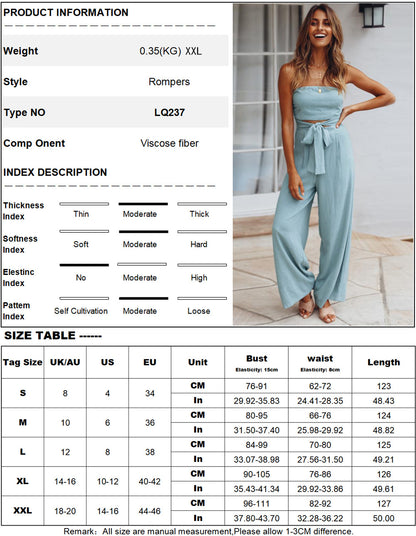 Women's WOLFF Strapless Jumpsuit
