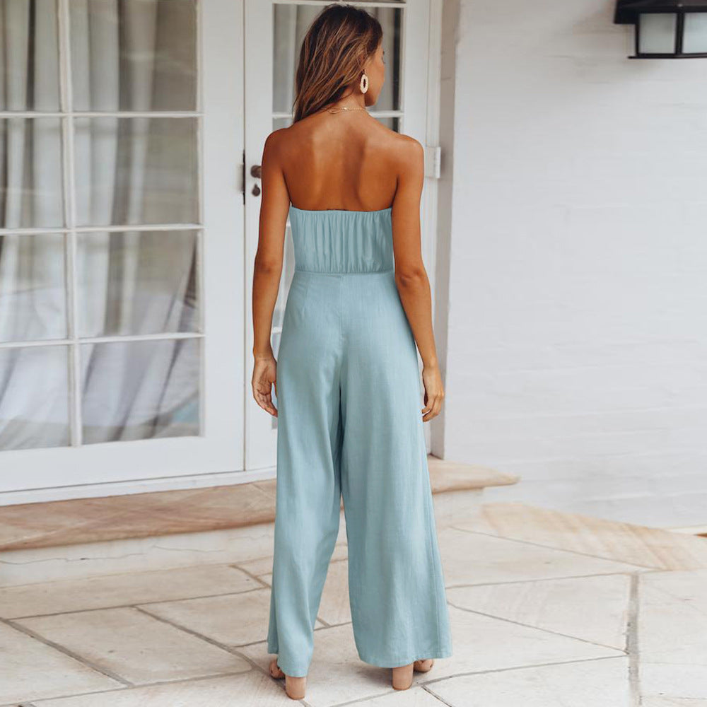 Women's WOLFF Strapless Jumpsuit Secondary image