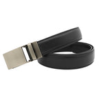 Men's Automatic Buckle Leather Belt - Genuine Cowhide