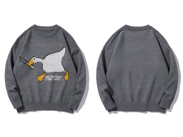 Casual Long Sleeve Harajuku Sweatshirt Unisex Unisex Sweatshirt Unbranded Grey M