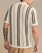 Men's Casual Hollow Knit Polo Shirt Men's Polo Unbranded