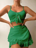 Women's Three Piece Bikini Set In Special Fabric