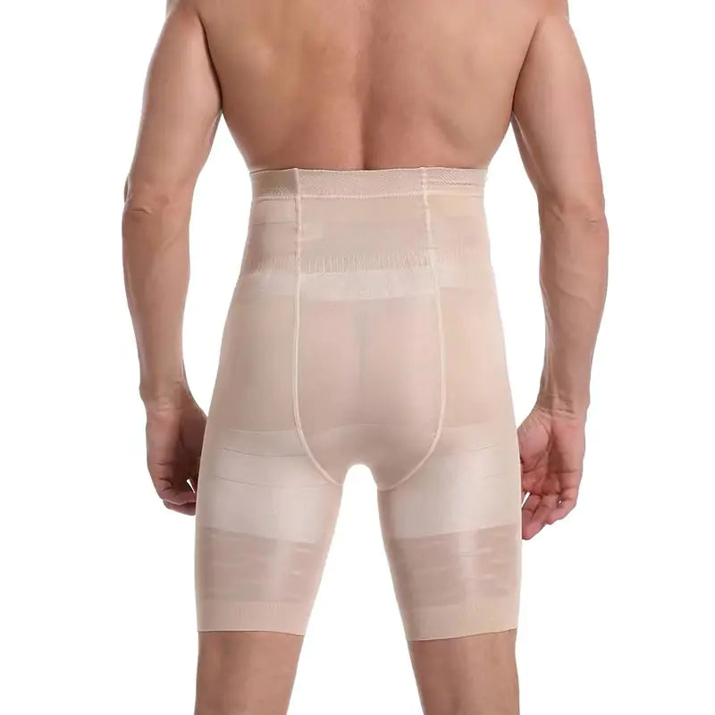 Men's High Waisted Compression Shorts For Sports