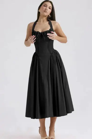 Women's Halter Lace Dress