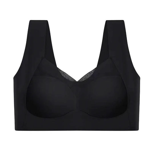 Womens One Piece Fixed Latex Cups Non Marking Sports Bra