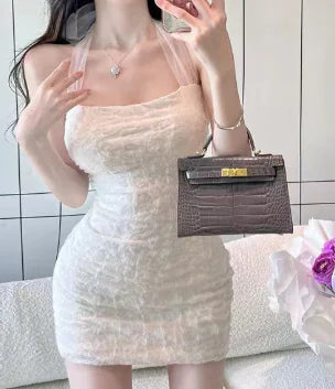 Women's Cross Border Sexy Asymmetrical Bodycon Dress