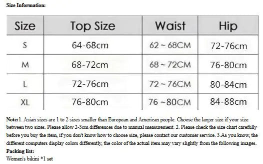 Women's Halter Split Bikini Swimsuit