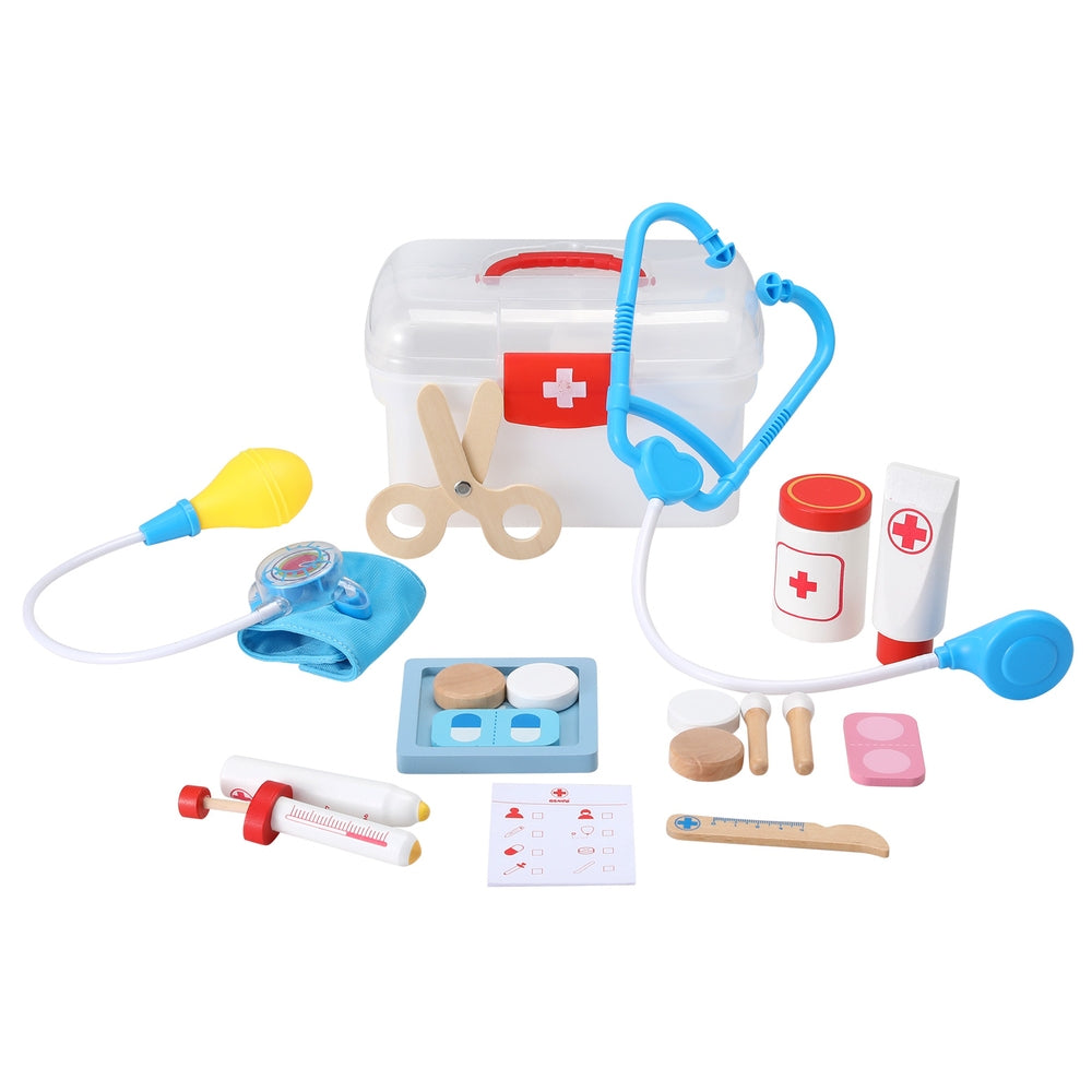 Keezi Kids Doctor Nurse Medical Case Pretend Play Set Stethoscope Medicine Toys Main image