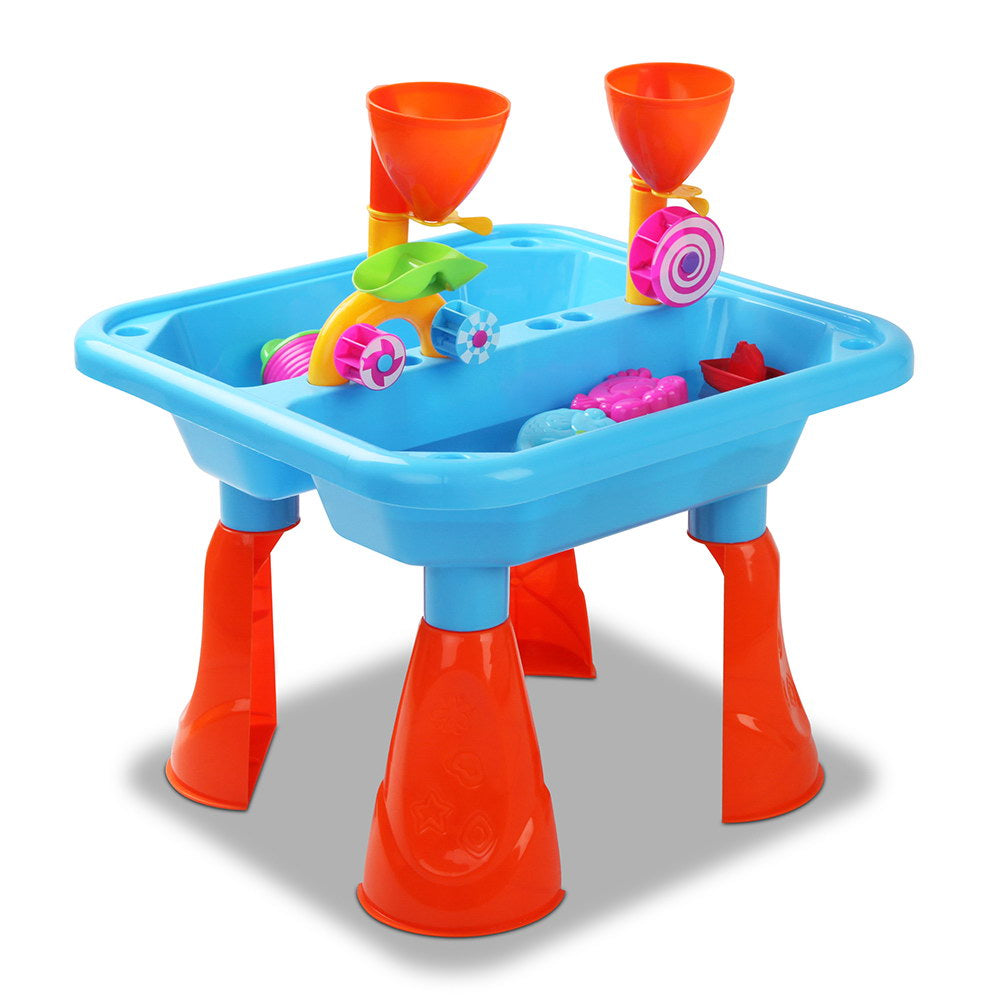 Keezi Kids Sandpit Pretend Play Sets Beach Toys Outdoor Sand Water Table Set Main image