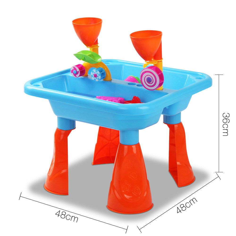 Keezi Kids Sandpit Pretend Play Sets Beach Toys Outdoor Sand Water Table Set Secondary image