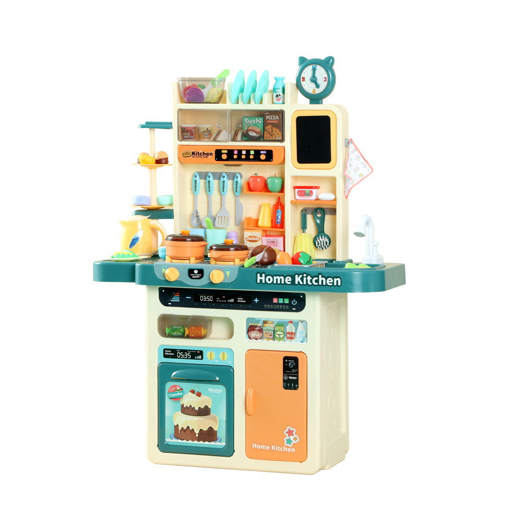 Keezi Kids Kitchen Pretend Play Set Cooking Sound Steam Light Function Main image