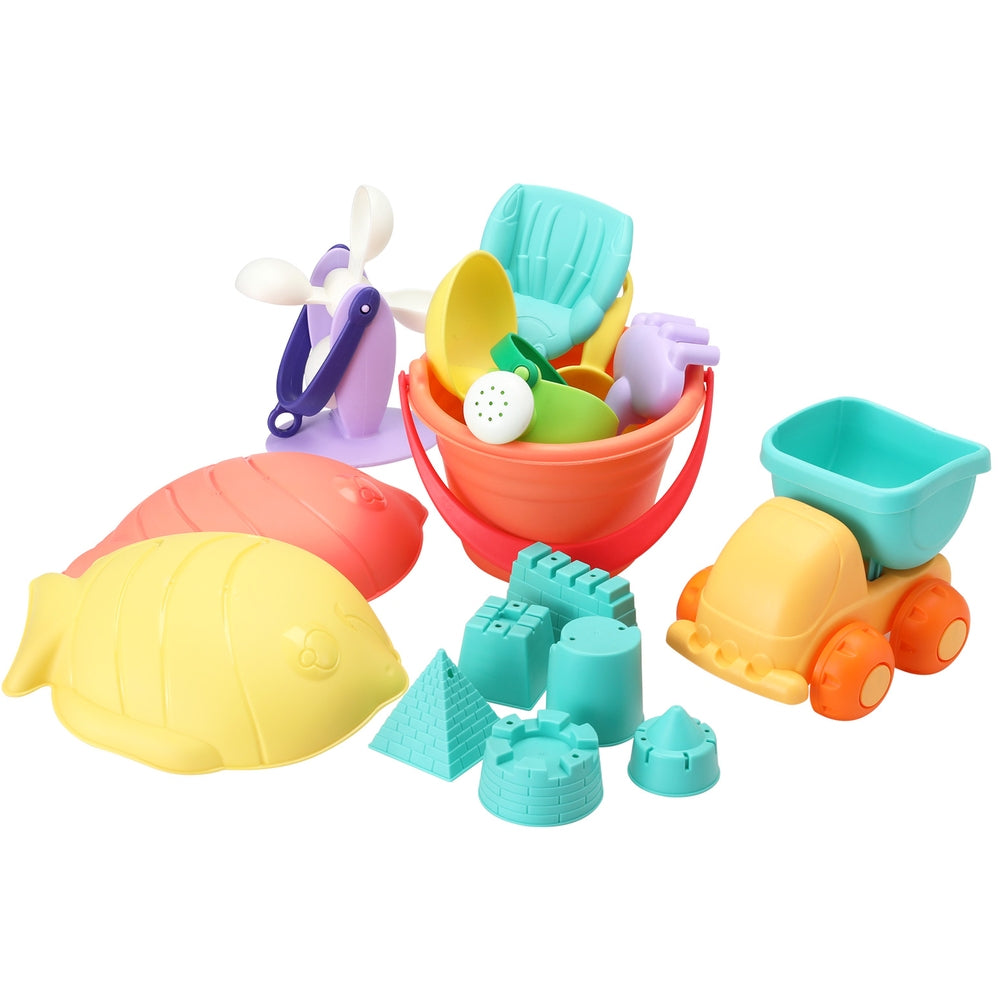 Keezi Kids Water Table Tool Kit Sand Truck Windmill Bucket Shovel Sandpit Toys Main image