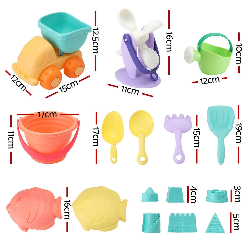 Keezi Kids Water Table Tool Kit Sand Truck Windmill Bucket Shovel Sandpit Toys Secondary image