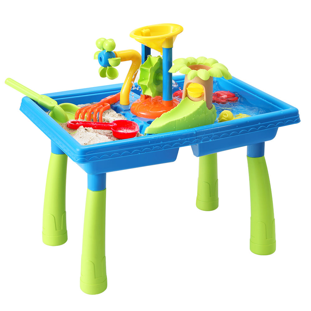 Keezi Kids Sand and Water Table Windmill Shovel Outdoor Sandpit Toys Beach Play Main image