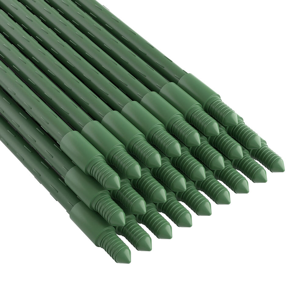 Green Fingers Garden Stakes Metal Plant Support 24pcs 92x1.6CM Main image