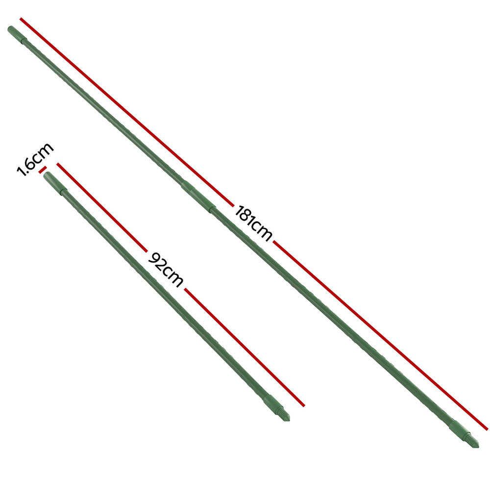Green Fingers Garden Stakes Metal Plant Support 24pcs 92x1.6CM Secondary image