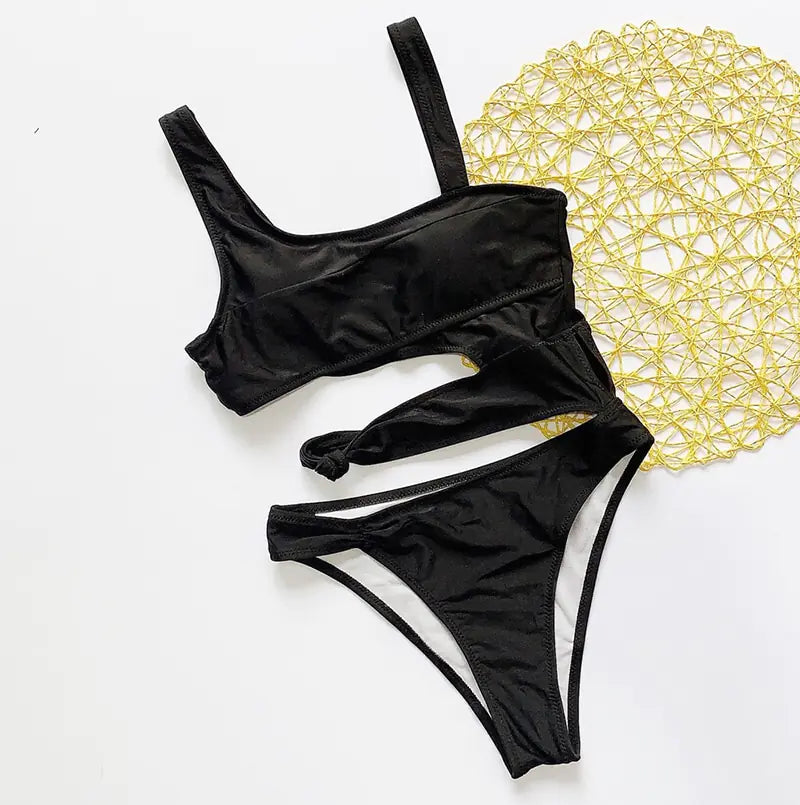 Women's Bikini Set One Shoulder
