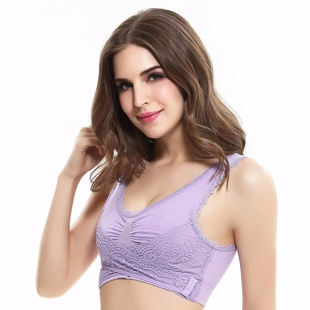 Womens Padded Push Up Yoga Sports Bra
