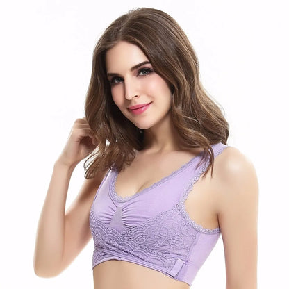 Womens Padded Push Up Yoga Sports Bra