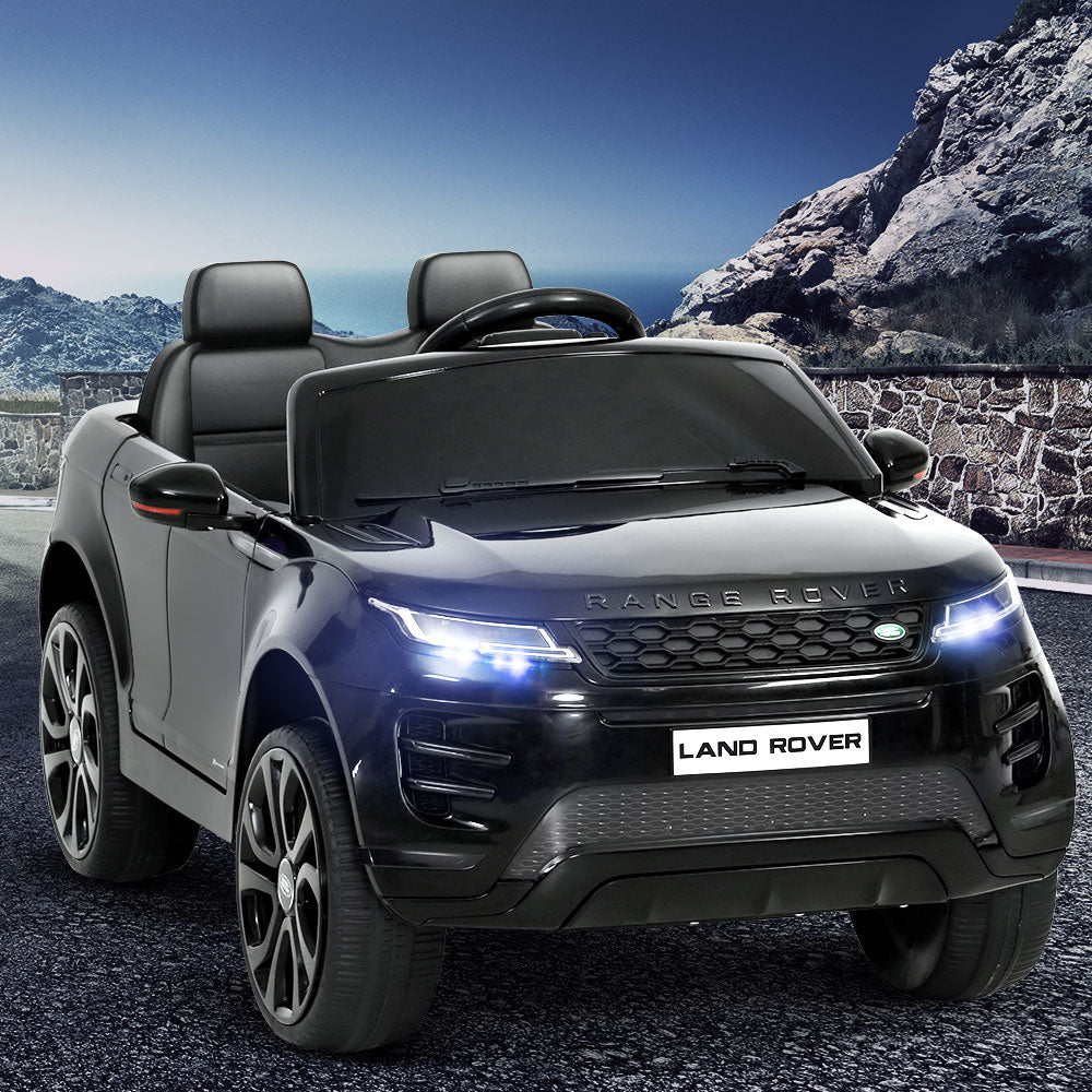Kids Electric Ride On Car Land Rover Licensed Toy Cars Remote 12V Battery Black Secondary image