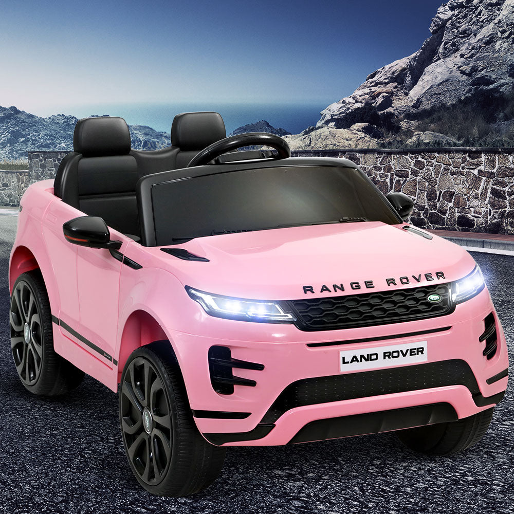 Kids Electric Ride On Car Land Rover Licensed Toy Cars Remote 12V Battery Pink Secondary image