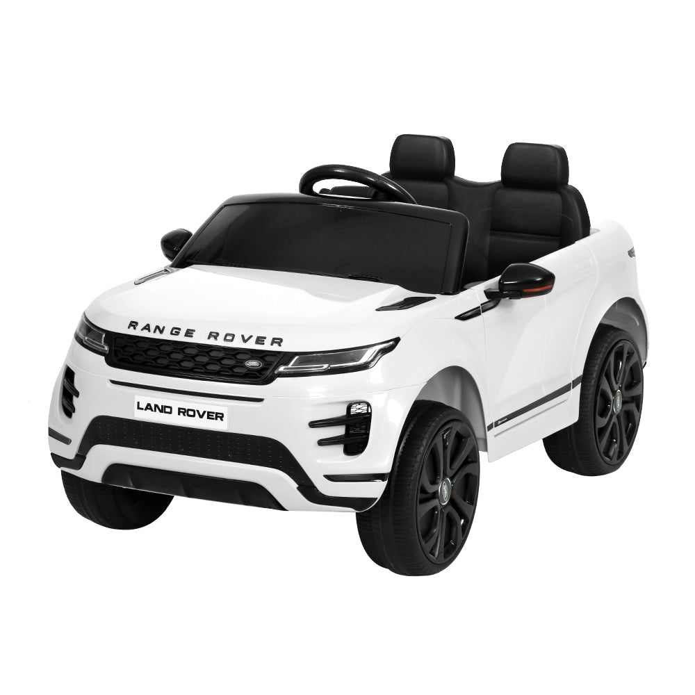 Kids Electric Ride On Car Land Rover Licensed Toy Cars Remote 12V Battery White Main image