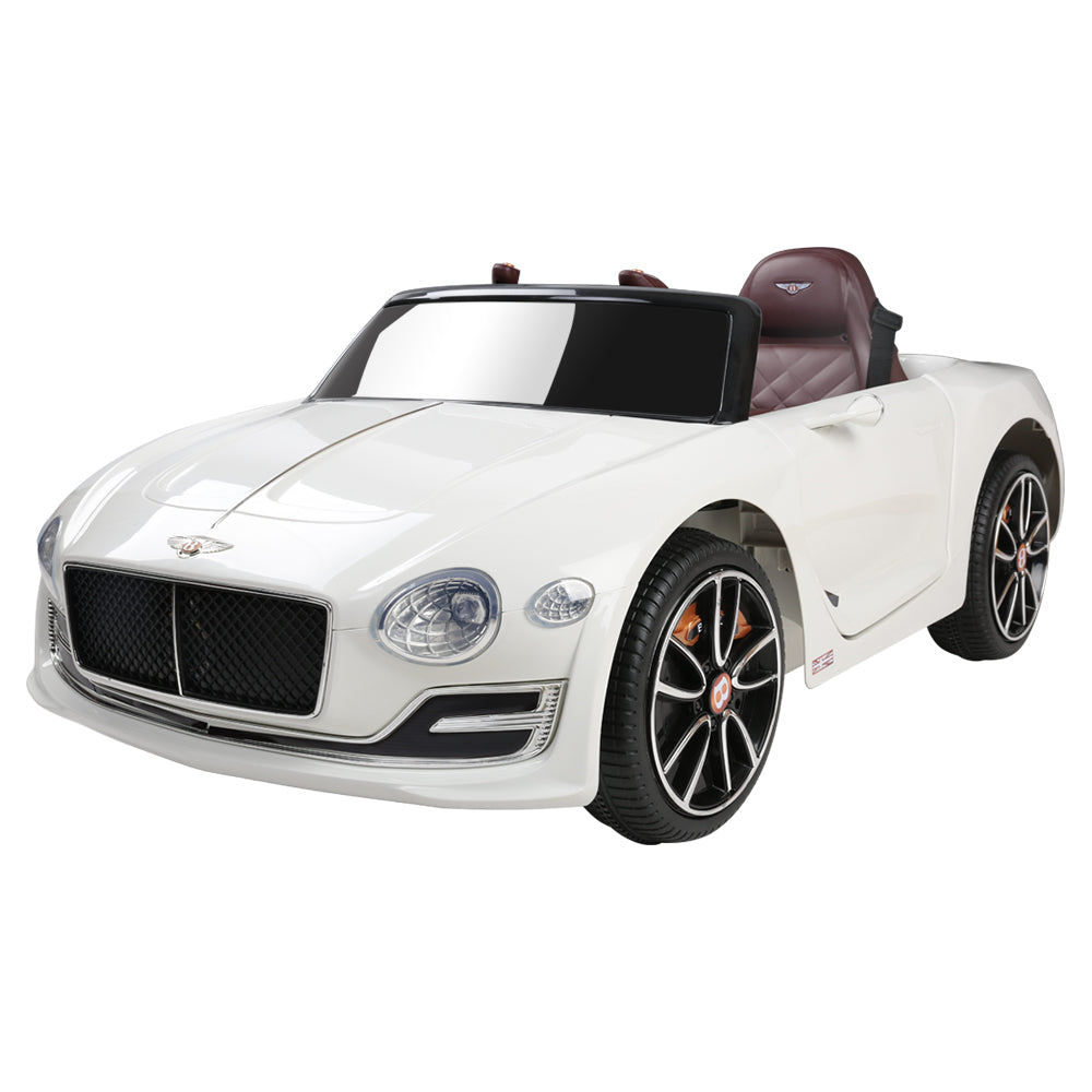 Kids Electric Ride On Car Bentley Licensed EXP12 Toy Cars Remote 12V White Main image