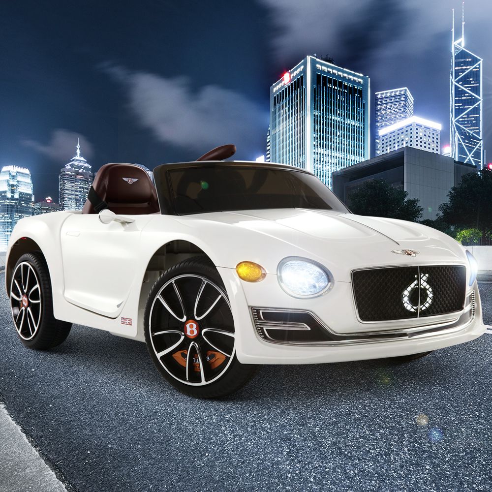 Kids Electric Ride On Car Bentley Licensed EXP12 Toy Cars Remote 12V White Secondary image
