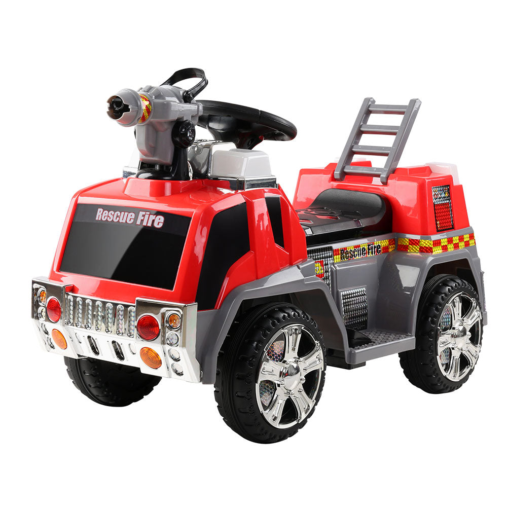 Rigo Kids Electric Ride On Car Fire Engine Fighting Truck Toy Cars 6V Red Main image