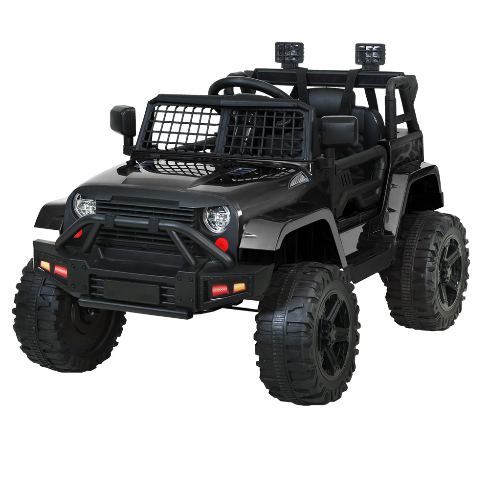 Rigo Kids Electric Ride On Car Jeep Toy Cars Remote 12V Black Main image