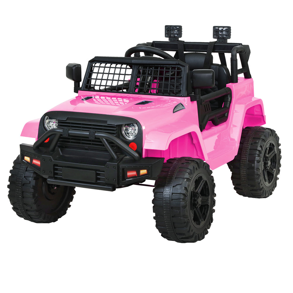 Rigo Kids Electric Ride On Car Jeep Toy Cars Remote 12V Pink Main image