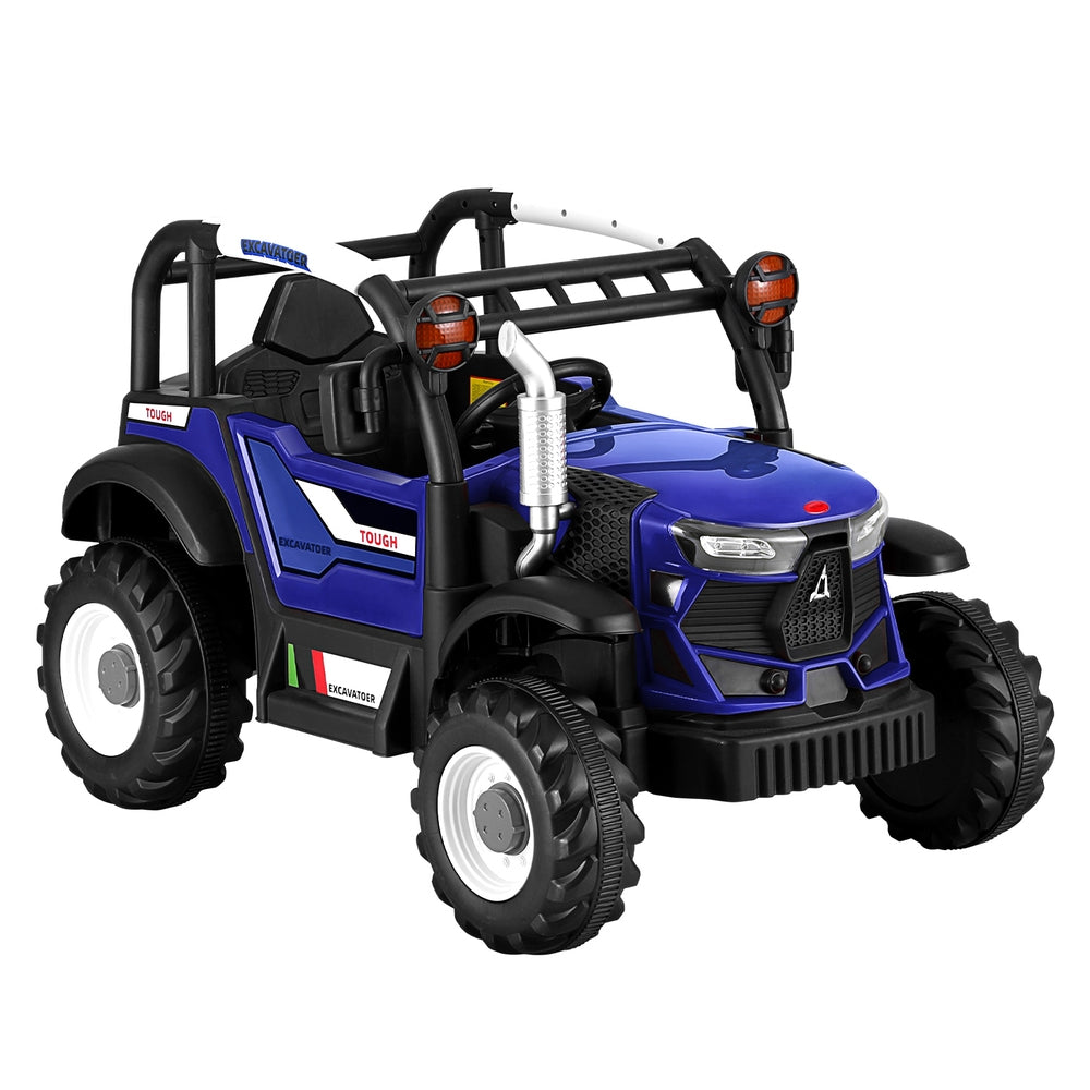 Rigo Kids Electric Ride On Car Off Road Jeep Remote 12V Blue Main image