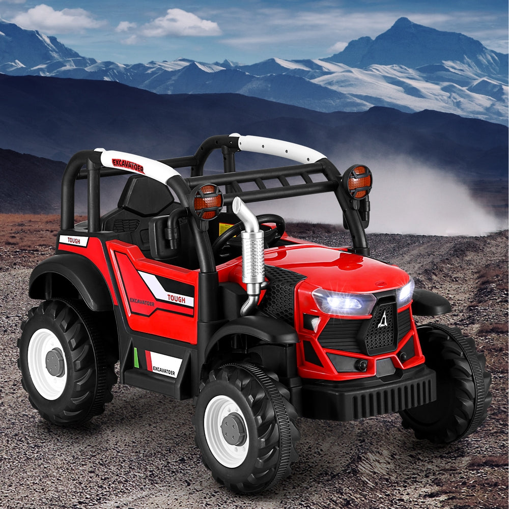 Rigo Kids Electric Ride On Car Off Road Jeep Remote 12V Red Secondary image