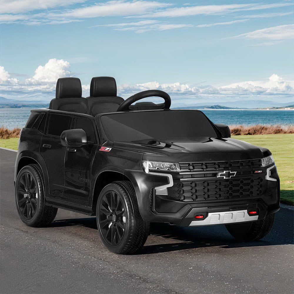 Kids Ride On Car Licensed Chevrolet Tahoe Electric Toys Horn Remote 12V Black Secondary image