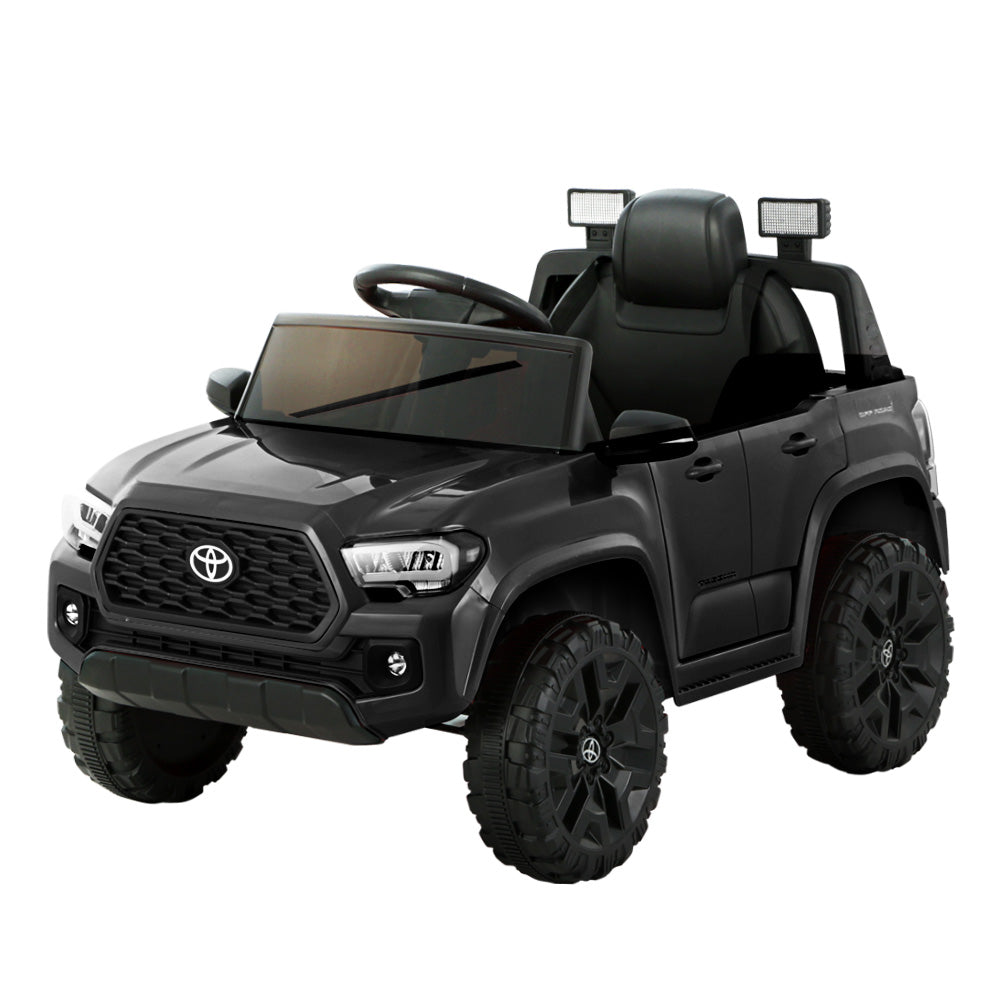 Kids Electric Ride On Car Toyota Tacoma Off Road Jeep Toy Cars Remote 12V Black Main image
