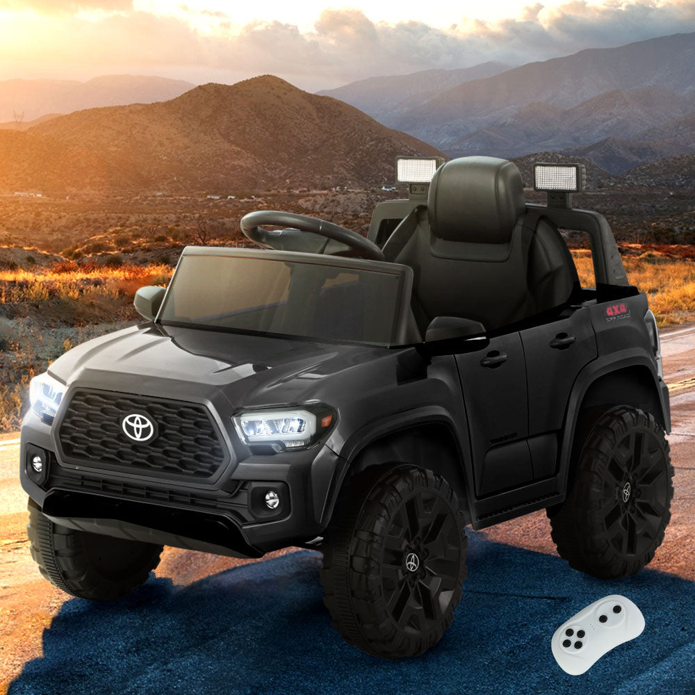 Kids Electric Ride On Car Toyota Tacoma Off Road Jeep Toy Cars Remote 12V Black Secondary image