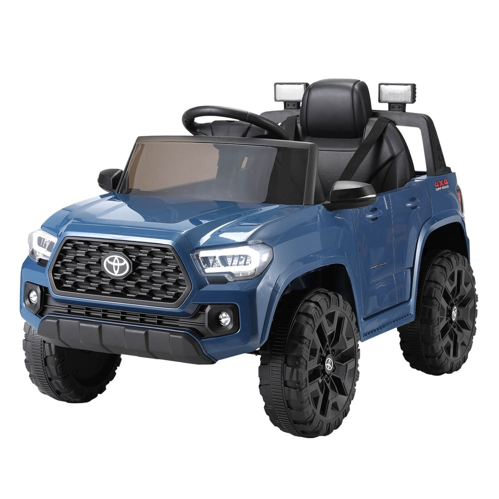 Kids Electric Ride On Car Toyota Tacoma Off Road Jeep Toy Cars Remote 12V Blue Main image