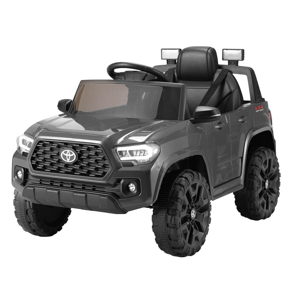 Kids Electric Ride On Car Toyota Tacoma Off Road Jeep Toy Cars Remote 12V Grey Main image