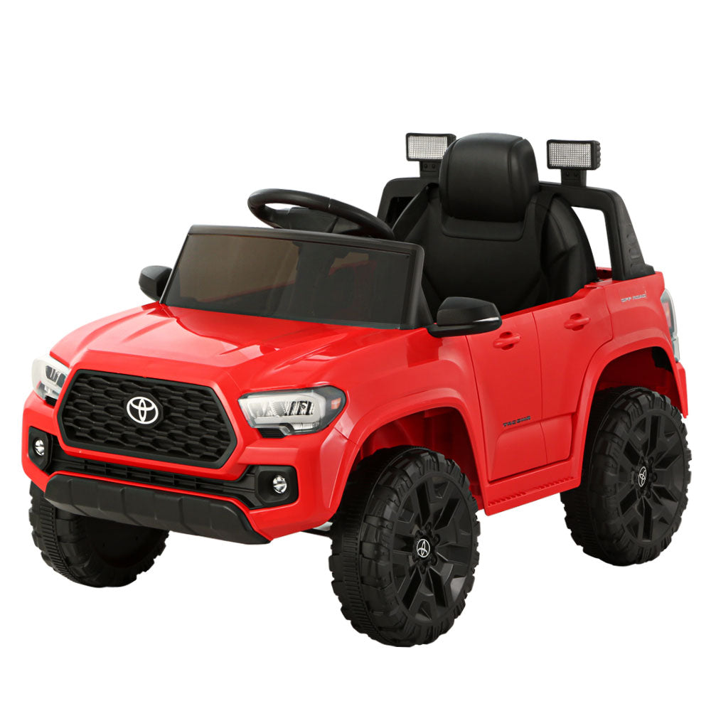 Kids Electric Ride On Car Toyota Tacoma Off Road Jeep Toy Cars Remote 12V Red Main image