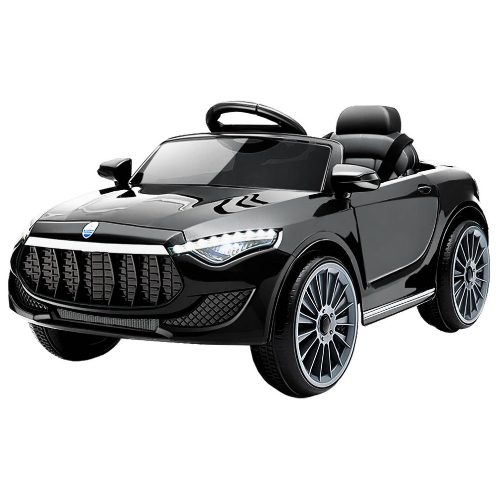 Rigo Kids Electric Ride On Car Toys Cars Horn Music Remote Control 12V Black Main image