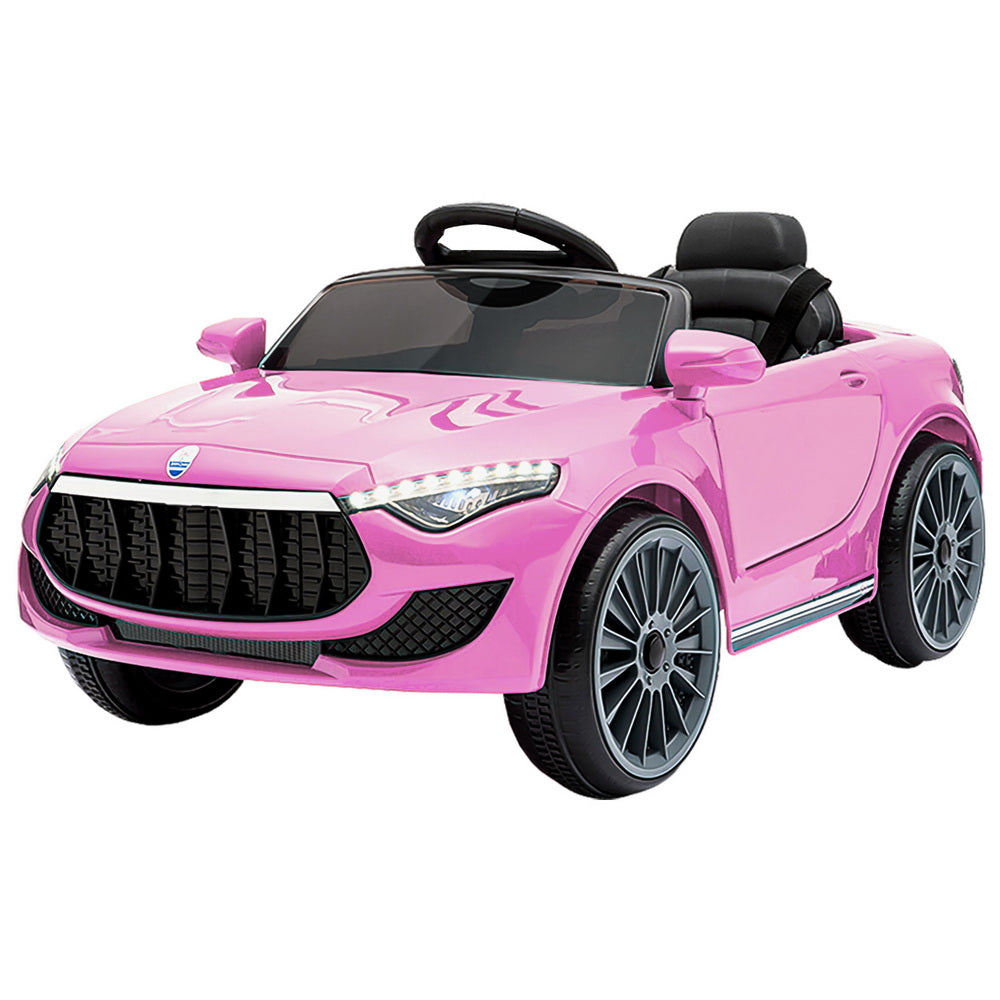 Rigo Kids Electric Ride On Car Toys Cars Headlight Music Remote Control 12V Pink Main image