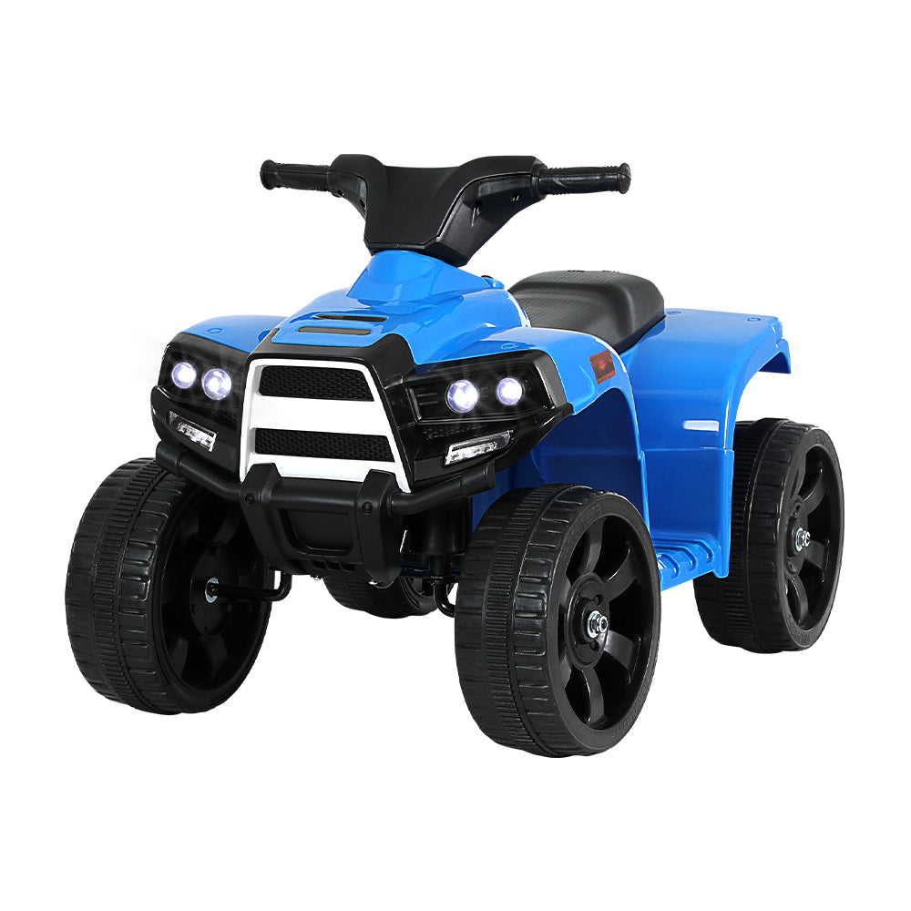 Rigo Kids Ride On ATV Quad Motorbike Car 4 Wheeler Electric Toys Battery Blue Main image