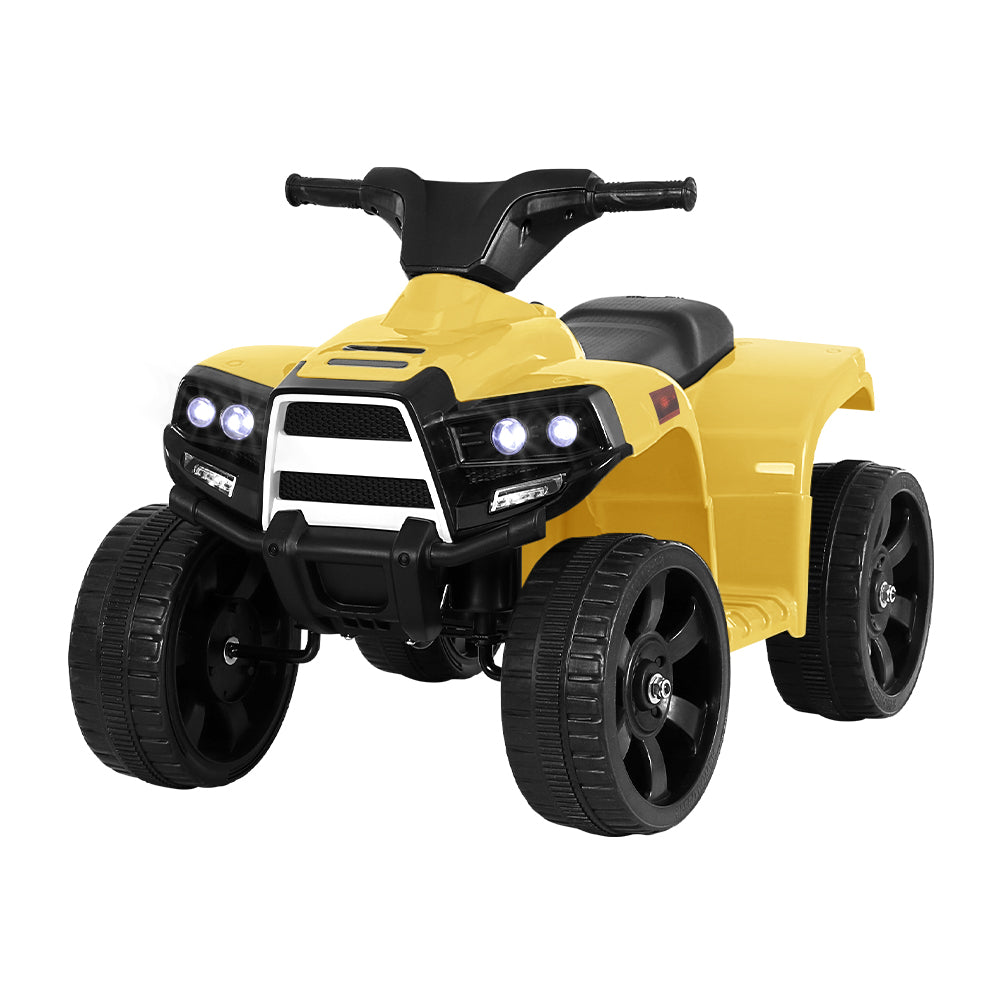 Rigo Kids Ride On ATV Quad Motorbike Car 4 Wheeler Electric Toys Battery Yellow Main image