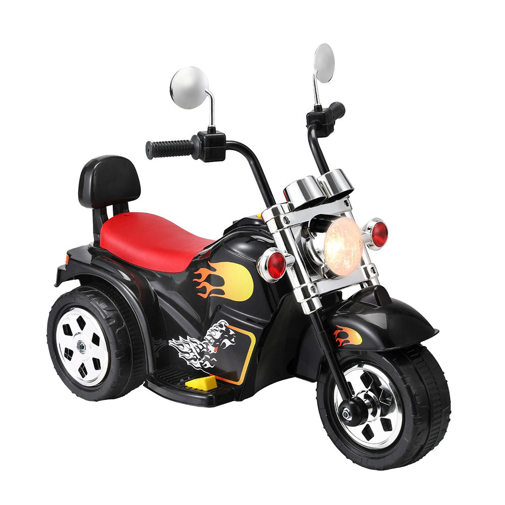 Rigo Kids Ride On Car Motorcycle Motorbike Electric Toys Horn Music 6V Black Main image